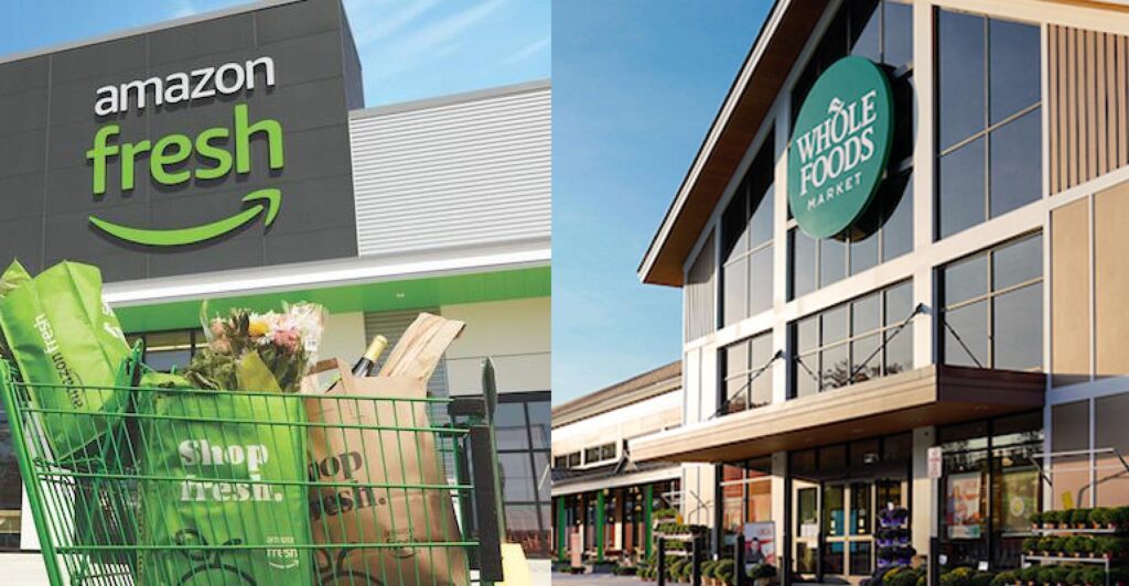 Amazon Fresh and Whole Foods