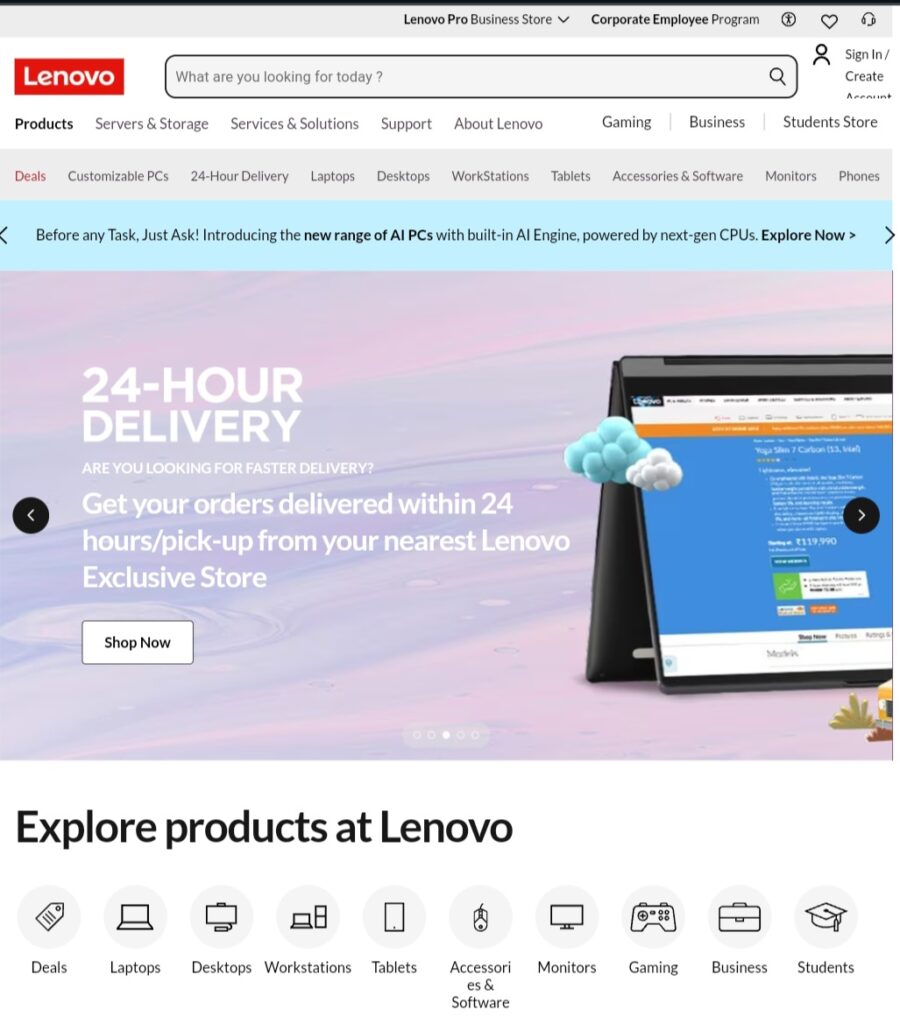 Lenovo india