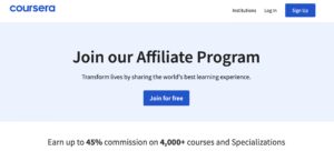 Coursera Affiliate Program